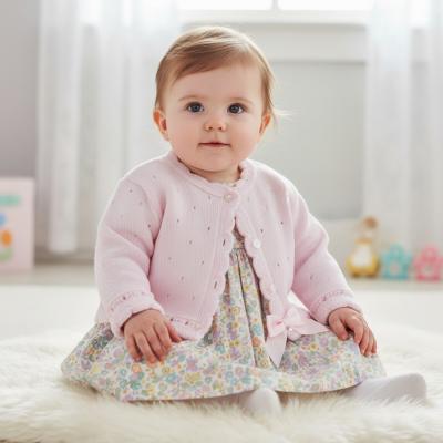 PXMiranda-P-Ao  Pink Miranda Cardigan SINGLE  (0-3 only)