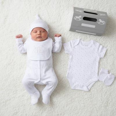 RBF10709-W  Love You  5 Piece Layette Set  (Nb-6 months)