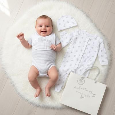 RBF10721w  Elephant 5 Piece Layette Set  (Nb-6 months)