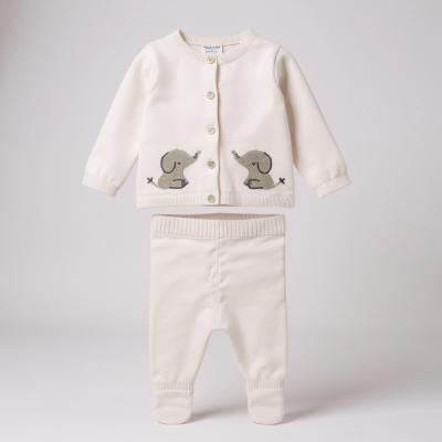 RBG10830W  Elephant True Knit Cotton Set  (0-12 months)