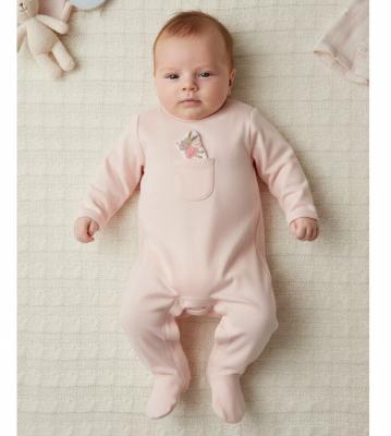 RBH14053P Pocket "Bunny" All In One (0-9 months)
