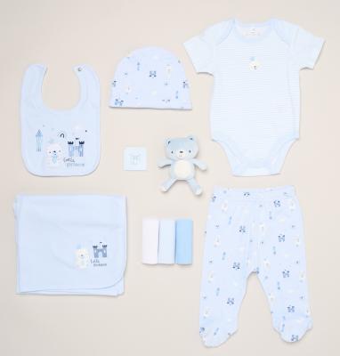 RBH14873  10 Piece Layette "Little Prince"  (Newborn - 6 months)