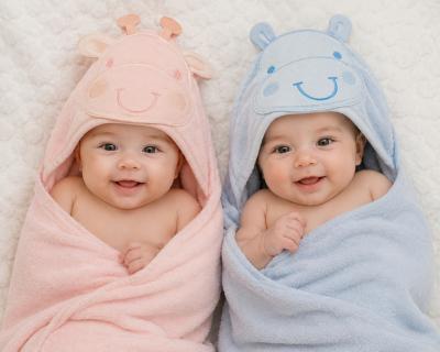 SB120-104A "Giraffe" Hooded Towels (Choose Colour)