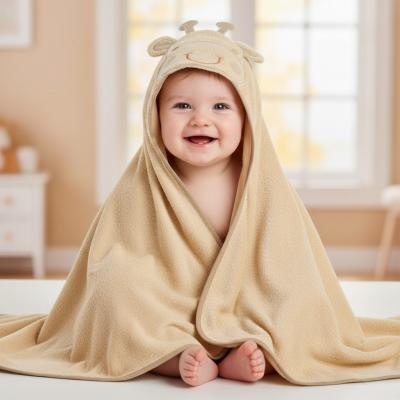 SB120-110-T "Giraffe" Hooded Towels Taupe
