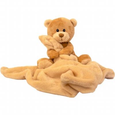 SKB14656  Beige Baby Bundles Bear Blankie 