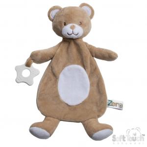 STEBC64-BR  Eco Bear Teething Ring Comforter 