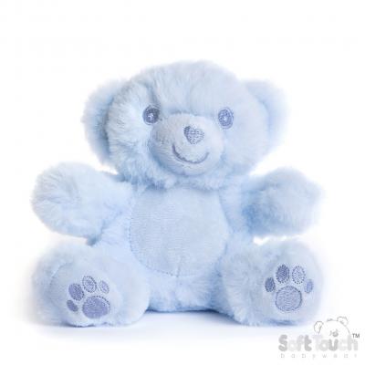 STEST60B  Recycled Teddy Bear with Paws 15cm 