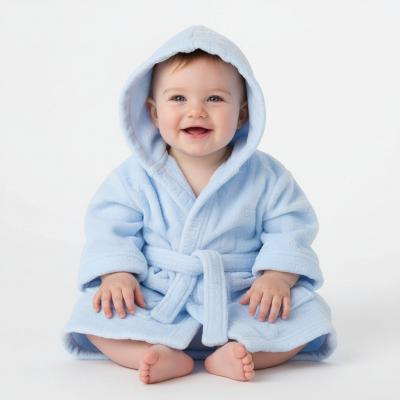 STFBR305-B0-6  Sky Vehicle embossed Fleece Robe  (0-6 months)