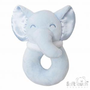 STRT36-B Elephant Rattle Toy Sky