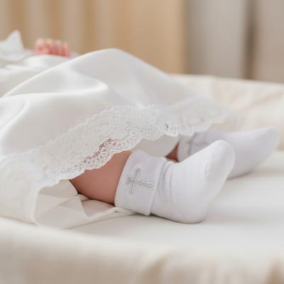 STS11G Socks with Silver Cross (0-12 months)