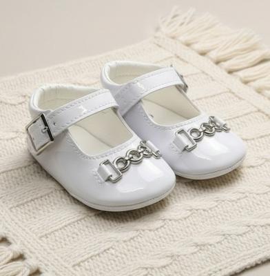 SVCharlotteW  White Link Shoe  (Choose EUR 16-20)