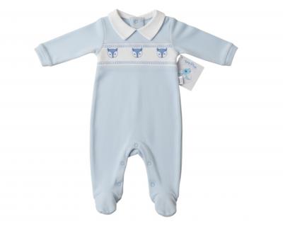 TCLBW20-594-F Sky Smocked "Fox" All In One (3-8lbs)