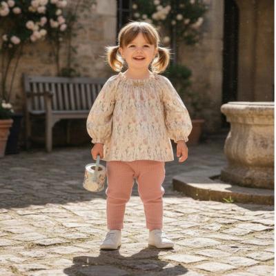 TO5803R Breezy Cotton Floral Hemp Two Piece Set (6-36 months)