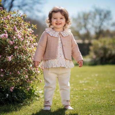 TO5804P Floral Hemp Muslin Three Piece Set (6-36 months)