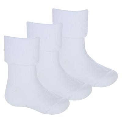TT44B1051  Triple Pack Turn Down Socks  (0-5.5)