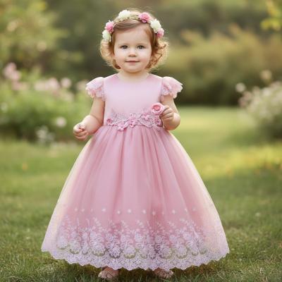 Tia67238-DP   Appliqued Dress (0-24 months)