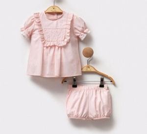 VS472879P   Embroidery Top and Bloomer Set  (3-12 months)