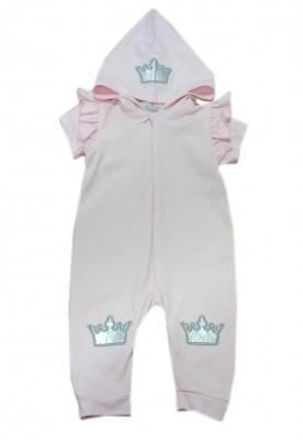 VS481613P Crown Zipped Romper (0-12 months)