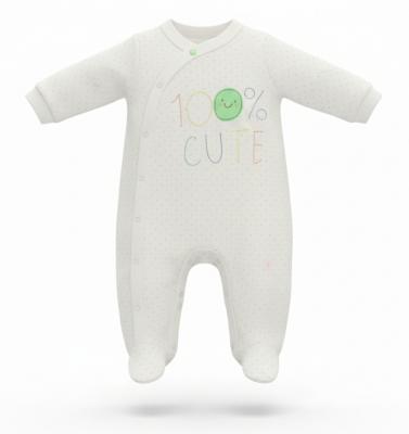 WME03275W 100% cute All in one ( Newborn - 3 months)